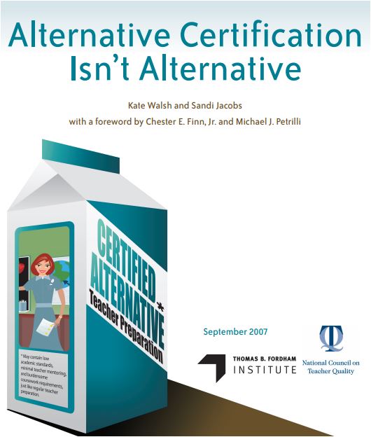 Alternative Certification Isn't Alternative